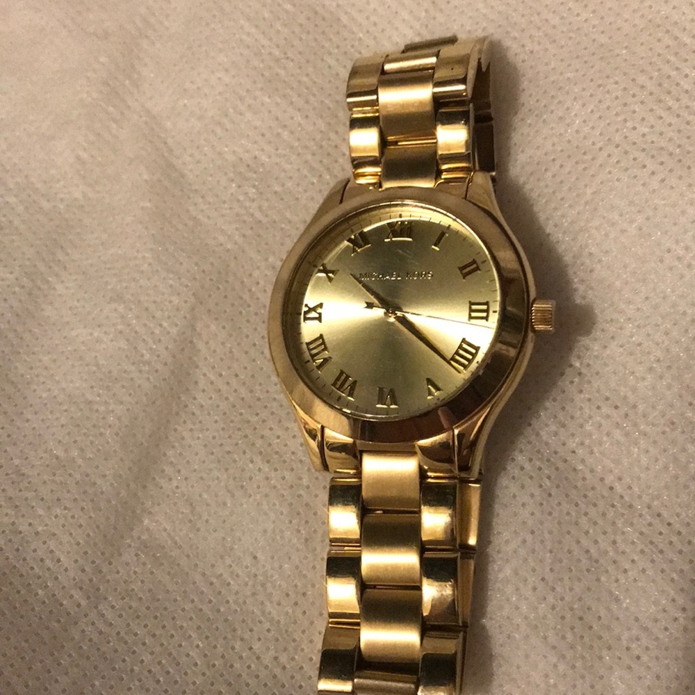 Michael Kors gold watch Roman Numerals - Picture 2 of 3